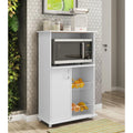 Porta Microondas Organizador De Cocina Despensero Exahome Blanco