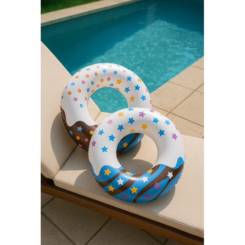 Sun Club Inflable Dona 115cm 37601 Color Multicolor