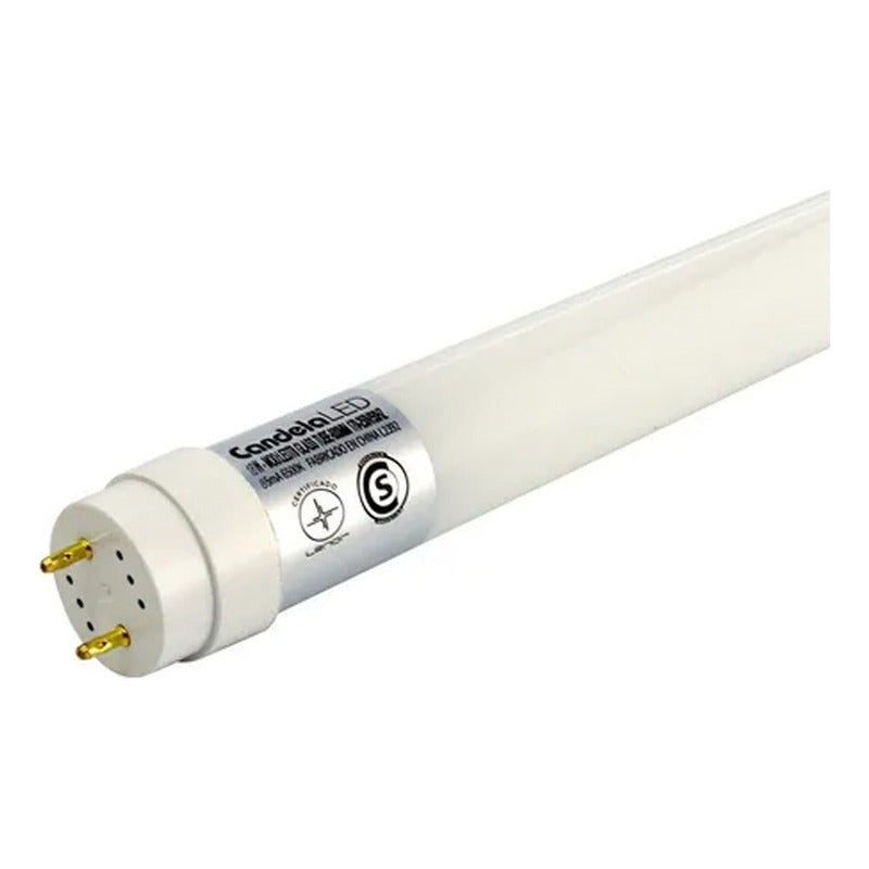 Tubo Led T8 18w Frio Vidrio Bajo Consumo Color De La Luz Blanco Frío