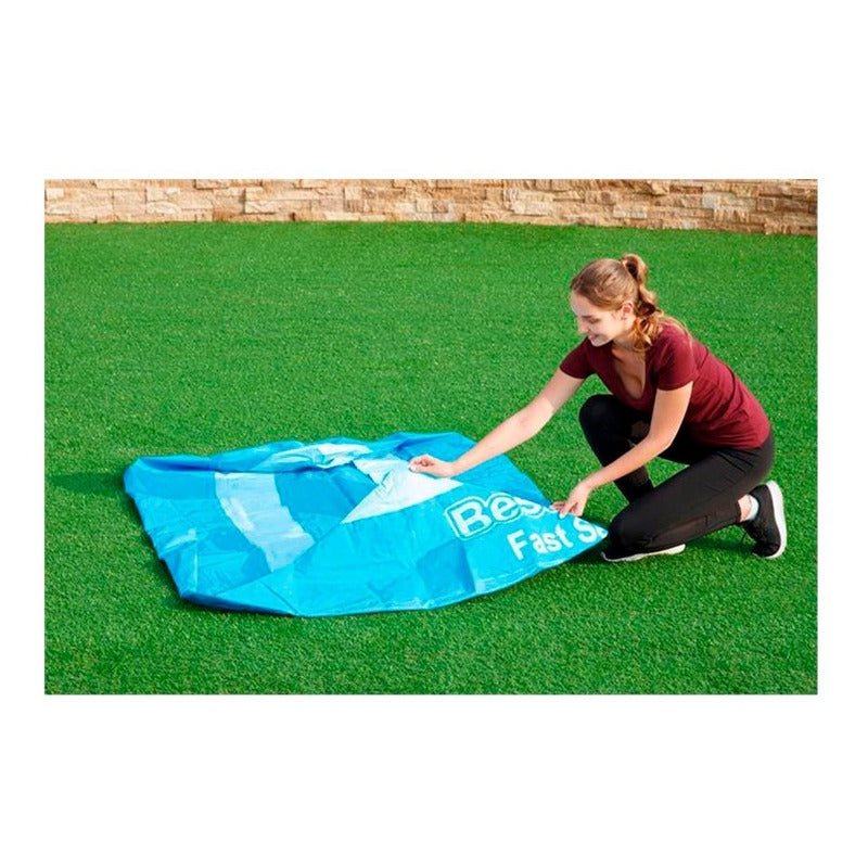 Pileta Inflable Redonda Fast Set 940 Lts Bestway 57392 Color Azul
