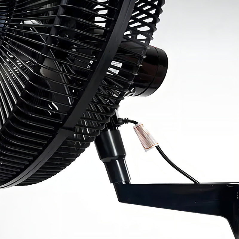 Ventilador Exahome De Pie Y Pared De 20 Pulgadas 50cm 2 En 1 Cantidad De Aspas 3 Aspas Negro Diámetro 20   Material De Las Aspas Plástico 50.8 Cm