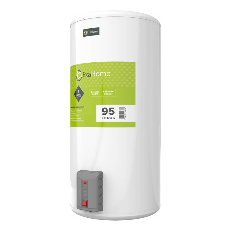 Termotanque Exahome Electrico 95 Litros Carga Inferior 1500w Blanco