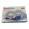 Colchoneta Sunclub Donut Jumbo Tube Inflable Piscina 115cm Blanco Chocolate Blanco Con Choclate