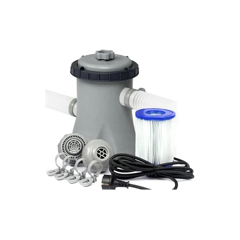 Bomba Filtro 2006lts + Ionizador Solar Pileta Agua Limpia