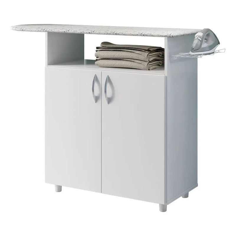 Centro De Planchado Organizador Tabla Planchar Blanc Exahome Blanco