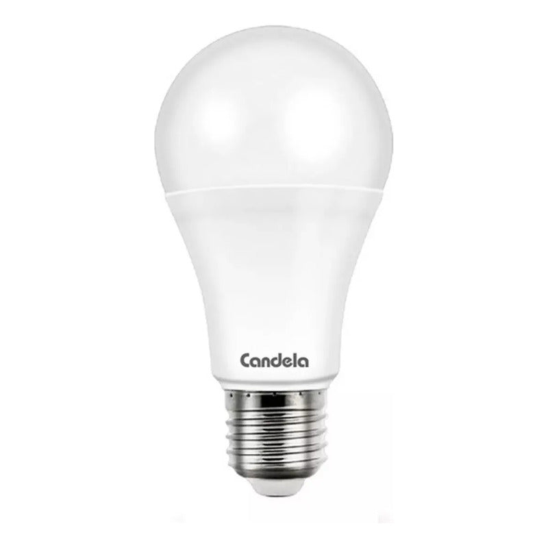 Lampara Led Foco Clásica A60 7w Cálida Color De La Luz Blanco Cálido Candela